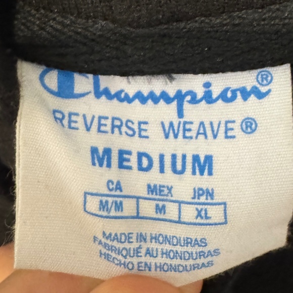 Champion REVERSE WEAVE HOODIE, C LOGO - Picture 3 of 4